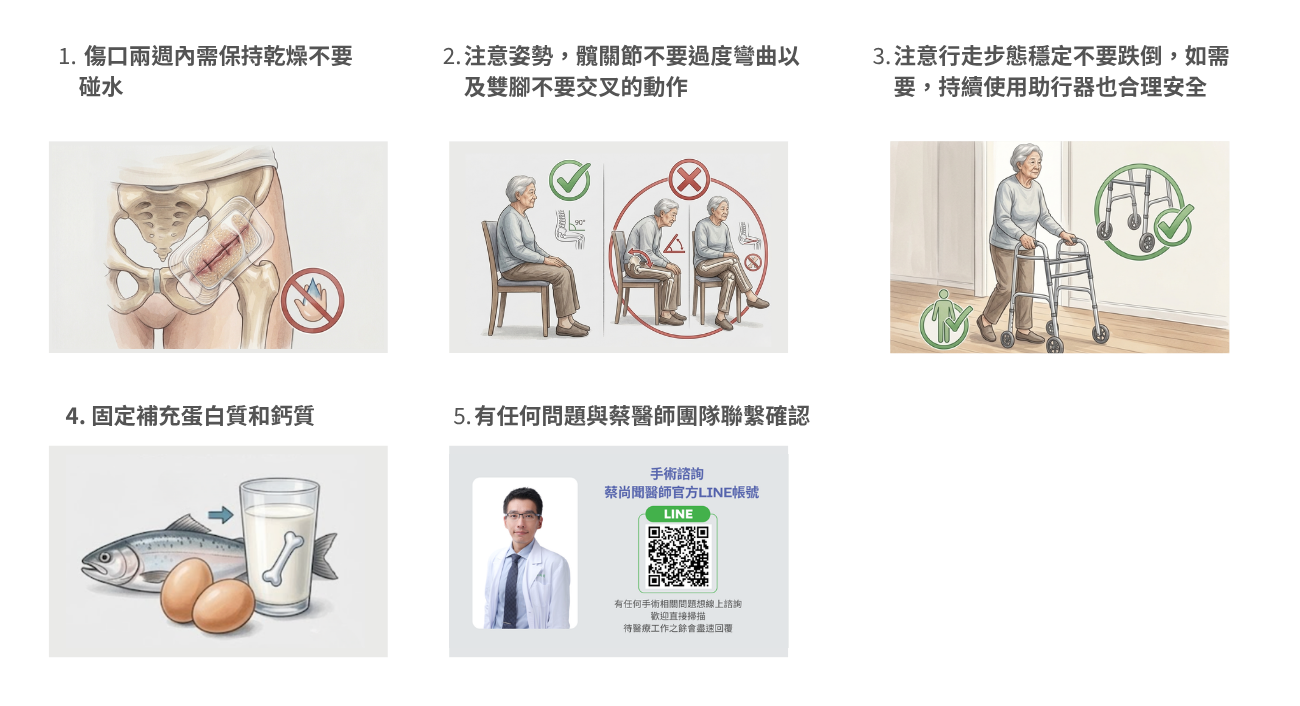 1. 傷口兩週內需保持乾燥不要碰水 1. 傷口兩週內需保持乾燥不要碰水